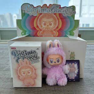 NIB BRAND NEW LABUBU BIG INTO ENERGY - BIE - LUCK (PURPLE) - POPMART!